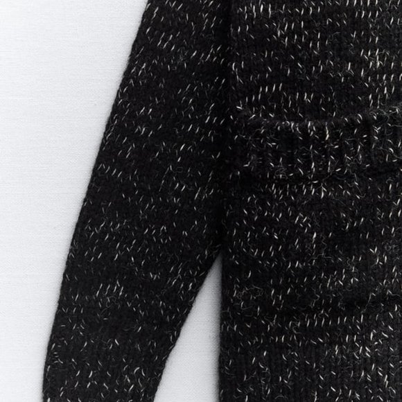 NWT ZARA POCKET KNIT CARDIGAN S, M 4331 - Picture 7 of 8